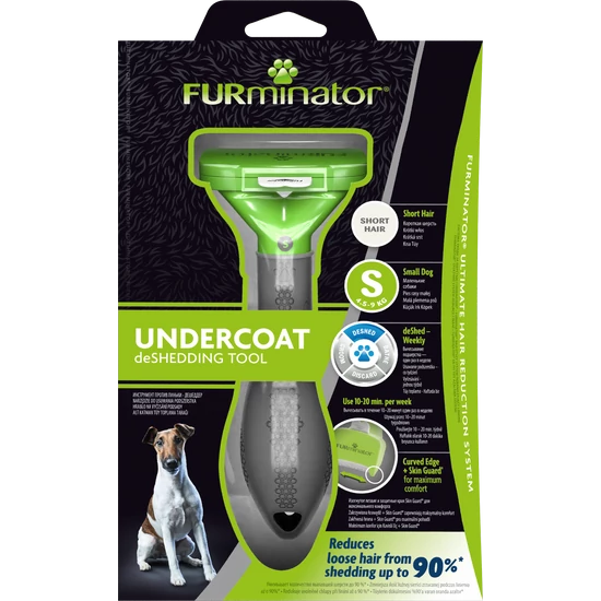 FURminator aljszőrkefe S - kistestű, rövid szőrű kutyáknak