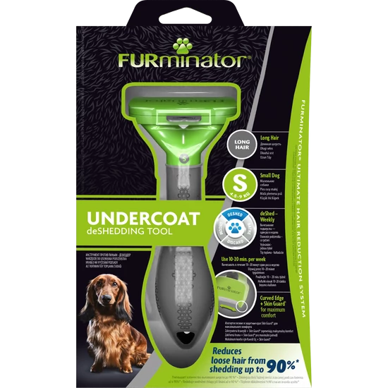 FURminator aljszőrkefe S - kistestű, hosszú szőrű kutyáknak