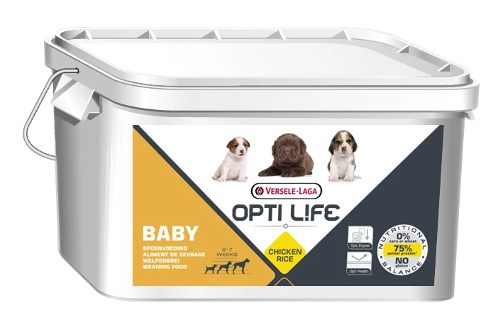 Versele Laga Opti Life Baby 3 kg - Kezdő eleség kölyökkutyáknak 10 hónapos korig