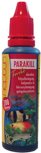 Neptun Parakill Turbo - gyógyhatású készítmény díszhalak részére 40ml